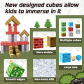 Magnetic building blocks toy set